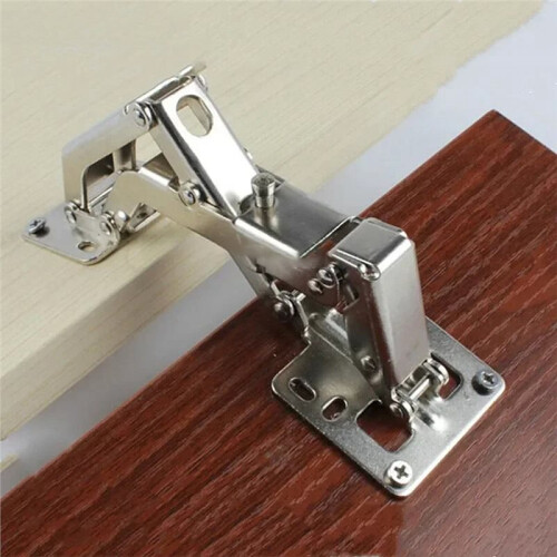 170 Degree Stainless Steel Hydraulic Hinge for Cabinet Doors, No Drilling Required 1