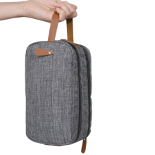 Hochwertiger Reise-Kulturbeutel für Herren, geräumige, tragbare Business-Reisetasche, unterteilte Aufbewahrungstasche, Kosmetiktasche_M