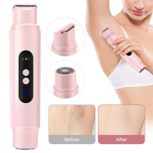 Electric Shaver For Women Men Waterproof Wet & Dry Hair Razor 2 In 1 Double Head Hair Trimmer Epilator For Private Areas Bikini