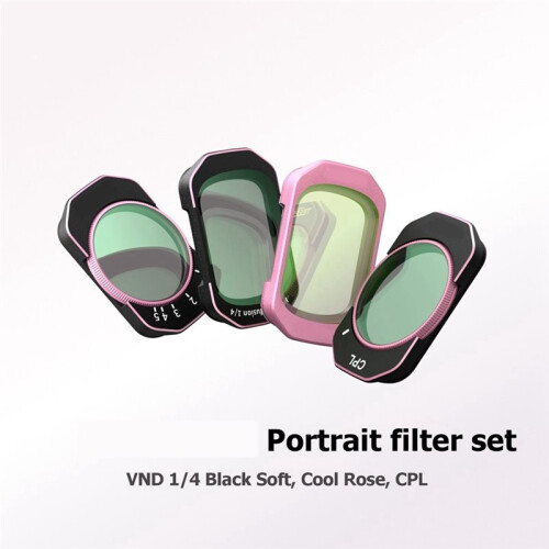 Camera Filter Kit for  Pocket 4 3 CPL VND Filters Black Diffusion 1/4 Cool ROSE Wide Angle Lens Filter Accessories 1