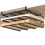 Kitchen Non-Punch Storage Rack Multi-Function Cutting Board Storage Cabinet Hanging Under-Cabinet Rack 5