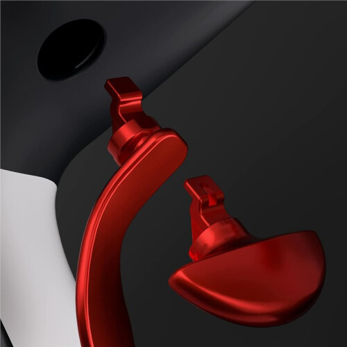 For PS5  Controller, Metallic Replacement Interchangeable 4PCS Metal Back Buttons for PS5  Controller 1