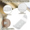 4 Pcs Gutter Downspout Straps Downspout Pipe Clip Hidden Bracket, Aluminum Rain Gutter Straps for Secure Wall Mounting 3