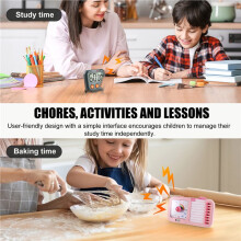 3 In1 Visual ADHD Timer for Kids Adults with Planning Board,Task Timer,Chore Chart Visual Schedule Planner Schedule Tool
