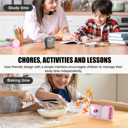 3 In1 Visual ADHD Timer for Kids Adults with Planning Board,Task Timer,Chore Chart Visual Schedule Planner Schedule Tool