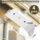 4 Pcs Gutter Downspout Straps Downspout Pipe Clip Hidden Bracket, Aluminum Rain Gutter Straps for Secure Wall Mounting 6