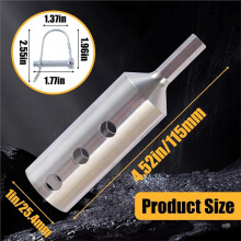 Heavy Duty Trailer Jack Drill Adapter Top Wind Trailer Jacks for 1 Inch Jack Drive Shaft for Most of Cordless Drill
