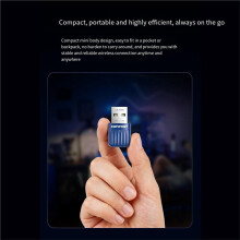 Comfast WIFI6 Adapter  AX600 Netwerkkaart USB WIFI Dongle 2.4GHz/5.8GHz Dual Band Wi-Fi Adapter Drivervrij 600M