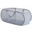 Mesh Laundry Hamper Basket, 3 Compartments Laundry Basket, Foldable  Laundry Hamper with Side Pocket for Laundry Room 1