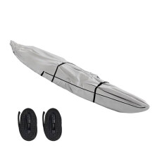 Housse de Kayak 600D Imperméable, Protection UV et Anti-Poussière, Housse Intégrale pour Canoë, Idéale pour le Rangement en Extérieur