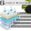 100 Pieces Rabbit Pee Pads,Disposable Cage Liners Black Carbon Super Absorbent Odor-Control,Bunny Potty Training Pad 3