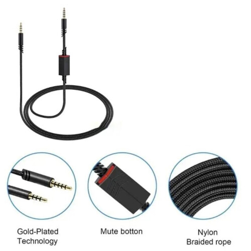 Replacement Audio Cable Headphone Cable for Astro A10/A40/A40TR Headsets 6.5 Feet Work with 3.5mm Jack. 1