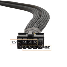 Câble D'Alimentation pour Carte Graphique : Adaptateur 10 Broches Mâle Vers 8 Broches (6+2) Mâle pour Serveur
