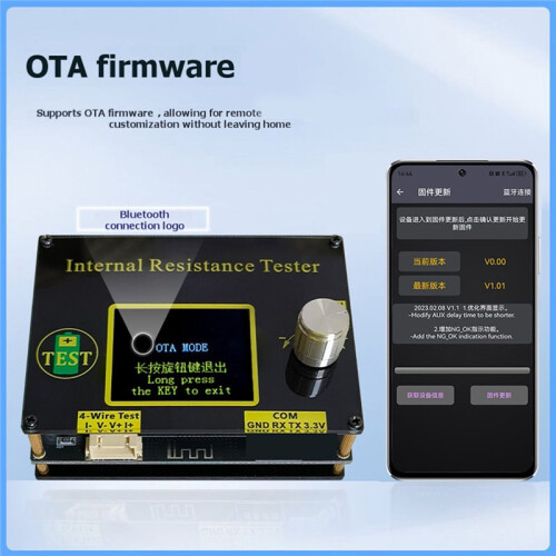 T469 High-Precision Battery Voltage and Internal Resistance Tester Remote APP Control AC 4-Wire Method