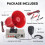 12V 130dB Car Warning Alarm Speaker  Siren Horn with Amplifiers, MIC System and Card Reader MP3 Player 4
