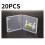 20pcs USB Flash Drive Boxes Protector Transparent Clear Storage Case Dustproof USB Stick Packaging for Memory Drives 3