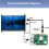 Monitor com Tela Sensível Ao Toque Capacitiva de 7 Polegadas, Resolução IPS (1024x600), Suporte e Interface  Compatível com para Raspberry Pi 5 2