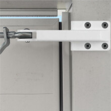Storm Door Closer Bracket, 2pcs Door Post Jamb Hardware Closer Replacement Parts Screen Doors Repair for Wright Products