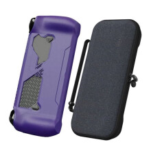 EVA Storage Bag+Protective Case for Ally X Anti-Fall Soft TPU Protective Case for Ally X Game Console C