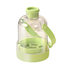 Multifunktionell Transparent Vattenflask-Ismaskin med Isbricka, Dubbla Lägen, Frysbar Bärbar Iskaffekopp A
