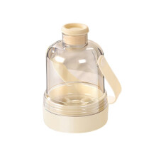 Multifunctional Transparent Water Bottle Ice Maker with Ice Tray Dual-Mode Freezing Portable Iced Coffee Cup C