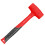 Double-Sided Rubber Hammer for Woodworking, Insulated Handle, Non-Slip Grip 0.5 Lbs 2