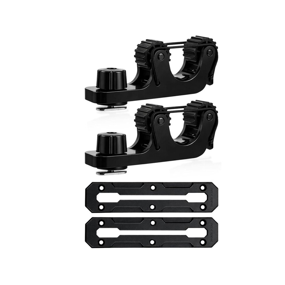 4 Pcs Kayak Track And Adjustable Paddle Holder Kayak Rail Mount For Fishing Rod Cup Holder, Anchor Cleats 4713773898649