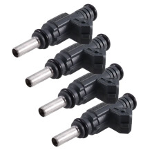 4pcs Car Fuel Injectors Nozzle 0280155897 for 3.2L V6 2004-2006 1.8L Turbo 06A906031S