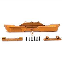 Metal Rear Bumper for 104010 104020 104026 RC Car Upgrade Parts Rear Anti-Collision with Trailer Hook, Rescue Towing D