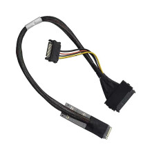 Cable Adaptador PCIe 4.0 M.2 A SFF-8639 U.2 SSD, Cable de Extensión, Transferencia de Datos de Alta Velocidad, Conectar y Usar, 70 cm