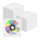 200 Buste di Carta Bianca per CD e DVD, con Finestra e Chiusura A Patta. 1