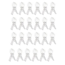50 Stuks Grote Ballonboogclips van Transparant Plastic met Veermechanisme, 3,5 Inch (9 cm), Stevige Clip voor Ballonbogen