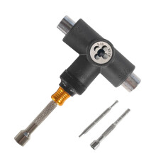 Multifunctional Skate Tools Multi-Function Portable Skateboard T Tool Accessory with T-Type Allen Key