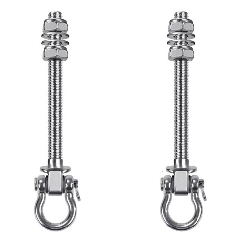 Gancio per Altalena Resistente con Cuscinetti, Adatto A Materiali In Legno e Metallo. Ideale per Appendere Amache e Altalene.