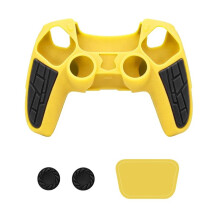 Siliconen Hoesje voor PS5 DualSense-Controller met Duimgreepkapjes Zachte Beschermhoes, Speciale Editie