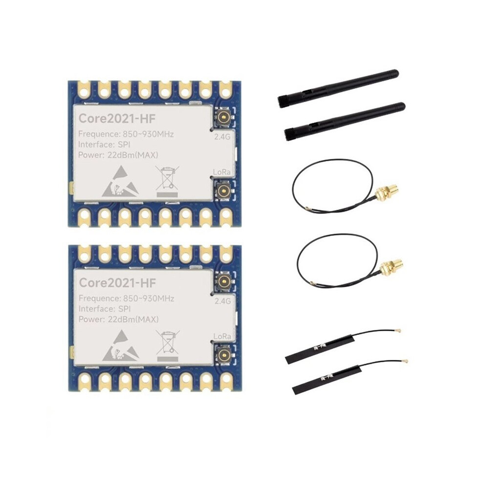 Core2021 Dual-Band Lora Module 850-930Mhz Based Lr2021 Support Sub-Ghz 2.4Ghz Ism 1.5-2.5Ghz Frequency 4711055643758