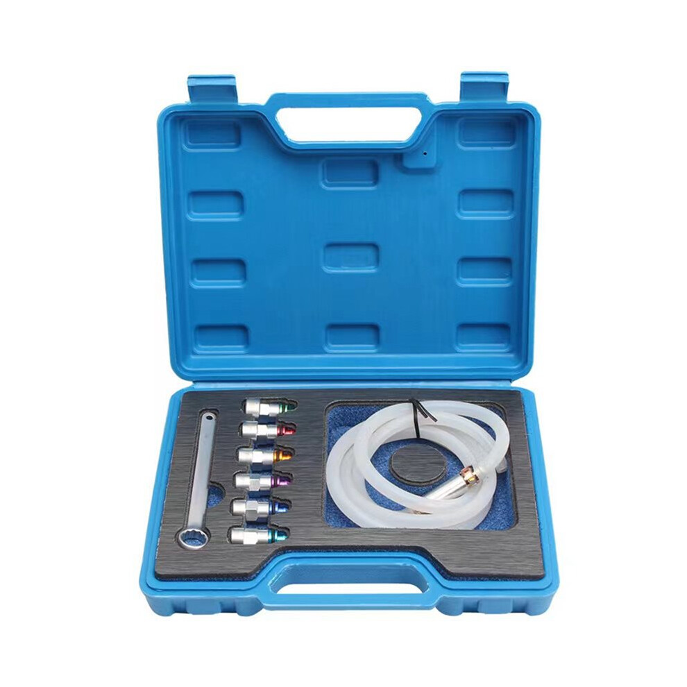 8Pc Brake Bleeder Wrench Set With Extractor Socket & Check Valve For Efficient Bleeding 4713708085588