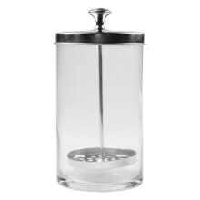 Desinfektionsglas für Nagelwerkzeuge - Glassterilisator mit Herausnehmbarem Siebeinsatz - Zur Aufbewahrung Von Maniküre- und Friseurbedarf