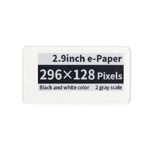 2.9inch Passive NFC-Powered E-Paper Display Battery-Free NFC Tag Screen Low Power E Ink Module for  Labels IoT