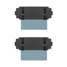 2 Pcs Universal Car Visor Sunshade Extender with Anti-Glare PC Lens Safe Automotive Interior Accessories