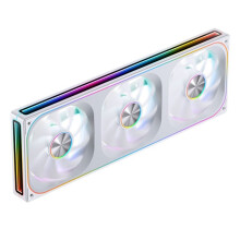 Ventilador de Refrigeración para Caja -360 ARGB de 12 cm, Ventilador de Bloque de Construcción Conectado, Ventilador de Chasis Silencioso PWM, Color