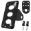 Support Latéral de Plaque D'Immatriculation pour Moto, Support Robuste pour Installation Horizontale/Verticale 1