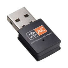 Adaptateur Wi-Fi USB Sans Fil 600 Mbps, Récepteur Wi-Fi, Dongle Wi-Fi, Carte Réseau PC, Adaptateur Wi-Fi Double Bande 5 GHz pour Ordinateur Portable