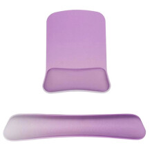 Apoio de Pulso para Conjunto de Mouse Pad e Teclado, Mousepad Retangular com Base Antiderrapante para Alívio da Dor em Casa/no Trabalho