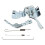 Motorcycle Throttle Control Lever Engine Speed Control Bracket Link Rod Control Spring Kit for  GX 120 160 200 1