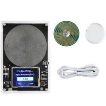 Generatore di Onde Schumann 5V, Frequenza Regolabile da 0,01 A 99999 Hz, Generatore di Segnale Sinusoidale con Schermo di Tipo C e Risonatore