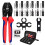 27 Packs Crimping Pliers Tools Kit for  Electeical Connectors Solar Panel PV Cable Female Connector Termianls Sets 1