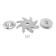 Riemenscheibensatz Aus Billet-Aluminium für Lichtmaschinenlüfter für Small-Block-für Chevy-Motoren 327, 350, 383, 400, 383, 396 und 427