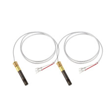 24In 750mV Thermopile for Heat Glo Heatilator Fireplaces, 750C Millivolt Thermocouple Replacement for Fireplace Parts