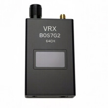 FPV 6.1-7.2G VRX Odbiornik Wideo FPV VRX7G2 64-Kanałowy Odbiornik Symulacyjny AV z Bezprzewodową Transmisją Obrazu